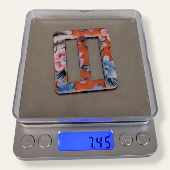 Vintage Floral Belt Buckle - Picture 5 of 5